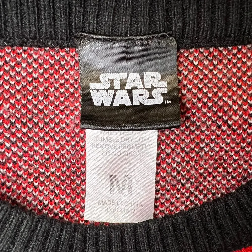 Star Wars Men's Darth Vader Christmas Sweater Size M